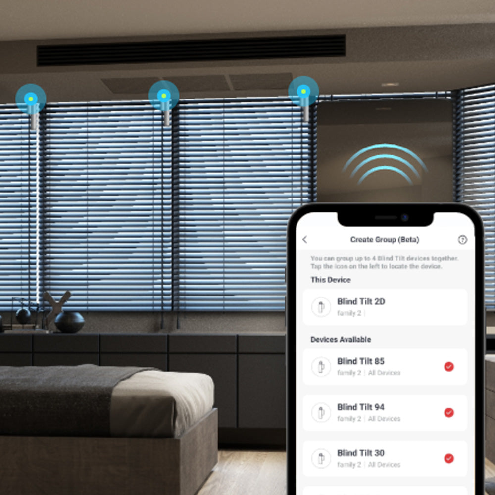 SwitchBot Blind Tilt motorisierter Jalousieöffner Szene App