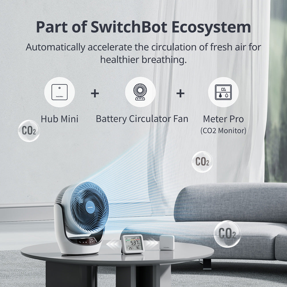 SwitchBot Meter Pro CO2 Messgerät & Wetterstation Ecosystem